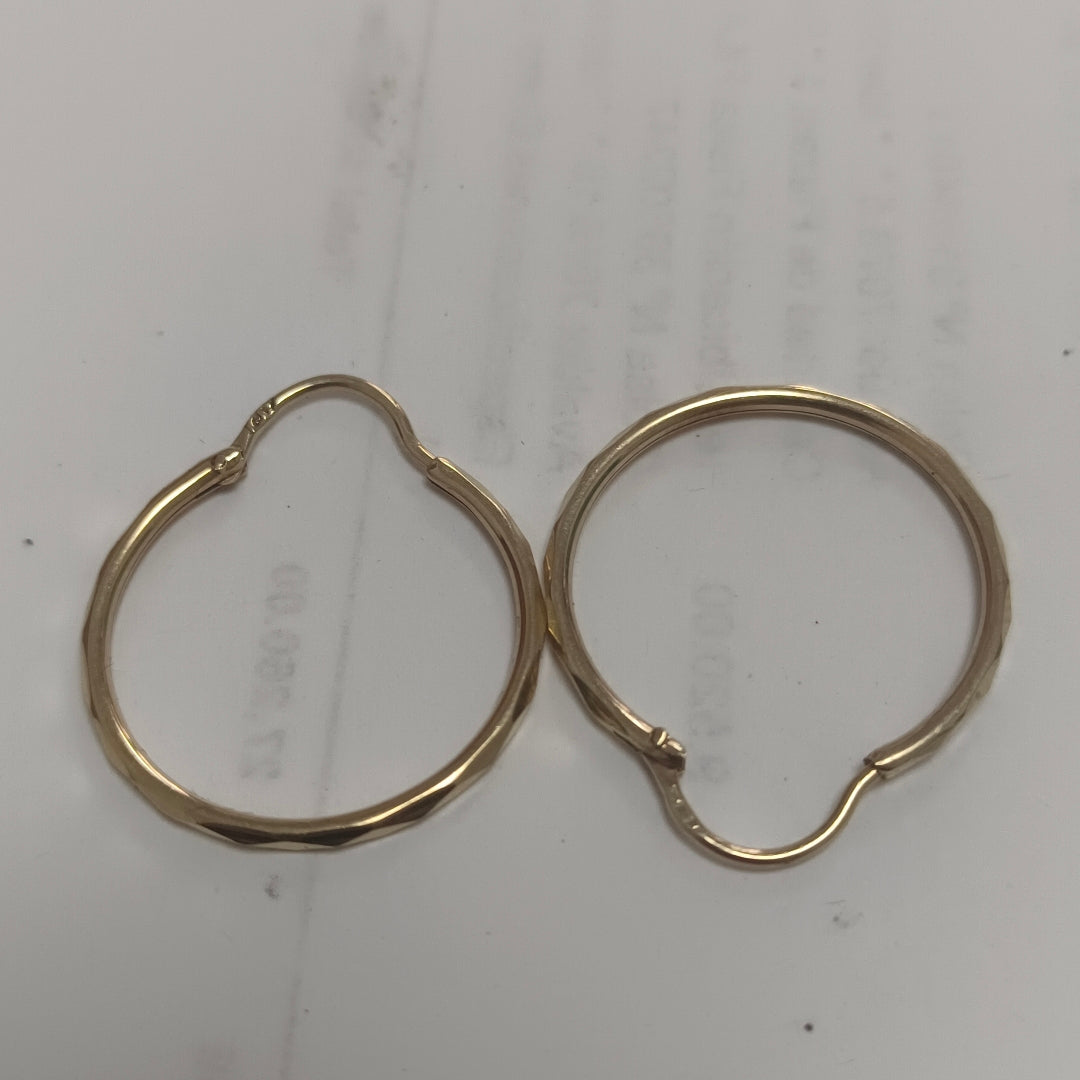 ARRACADAS PAR ORO 14 K 1.6 GRMS (SEMINUEVO)
