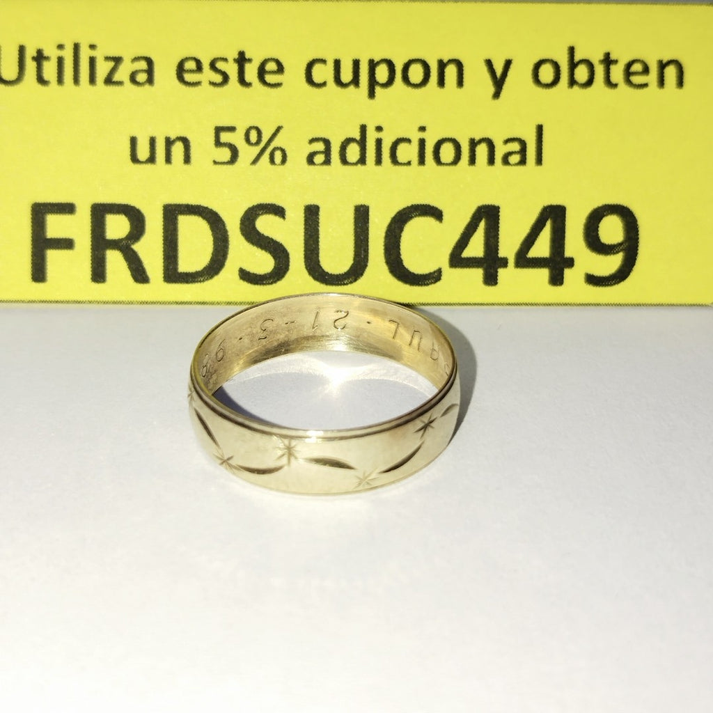 ARGOLLA ORO 10 K 1,70 GRMS (SEMINUEVO)