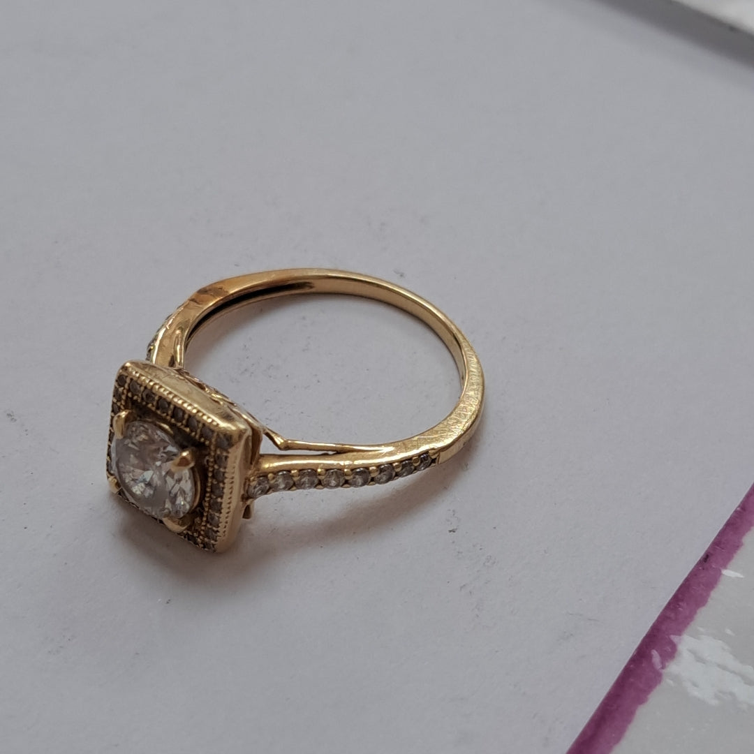 ANILLITO ORO 14 K 3,60 GRMS (SEMINUEVO)
