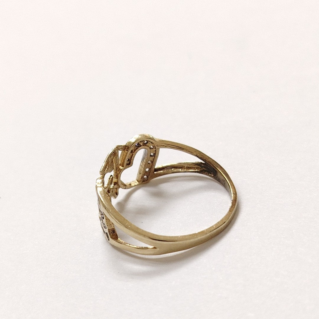 ANILLO ORO 10 K 1.5 GRMS (SEMINUEVO)