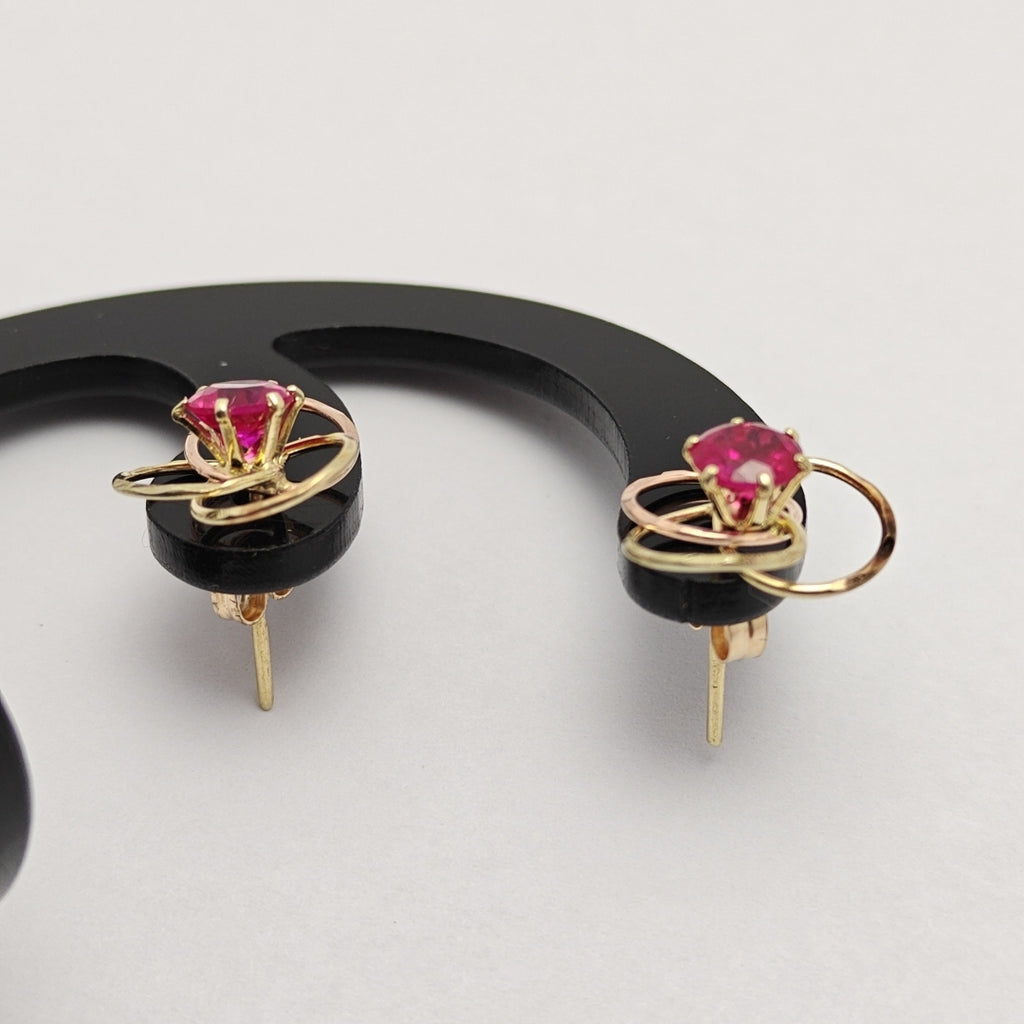 BROQUELES PAR ORO 14 K 1.5 GRMS (SEMINUEVO)