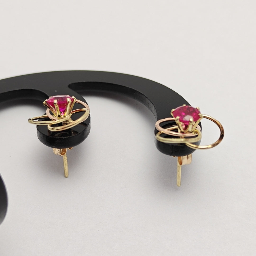 BROQUELES PAR ORO 14 K 1.5 GRMS (SEMINUEVO)