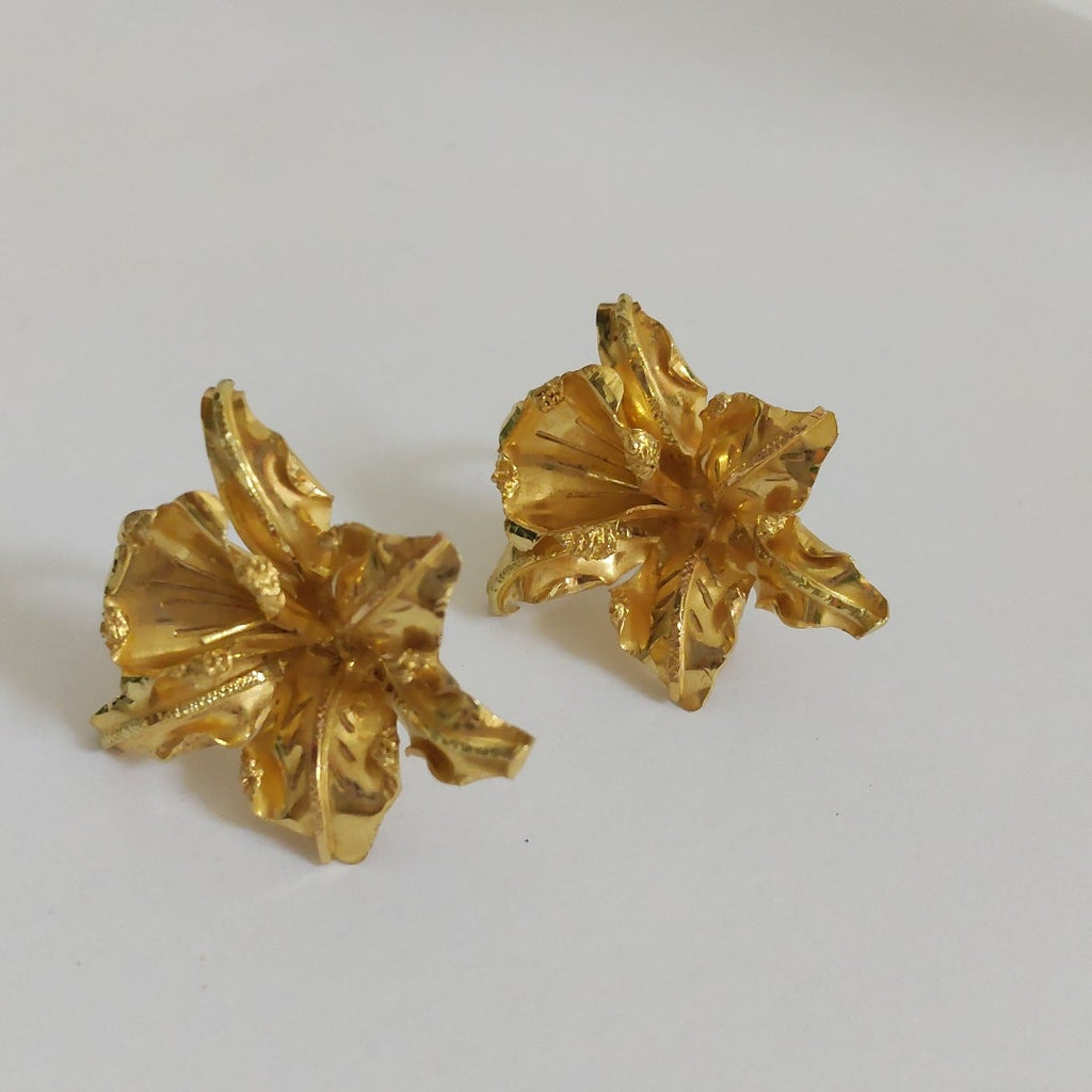 ARETES PAR ORO 18 K 6 GRMS (SEMINUEVO)