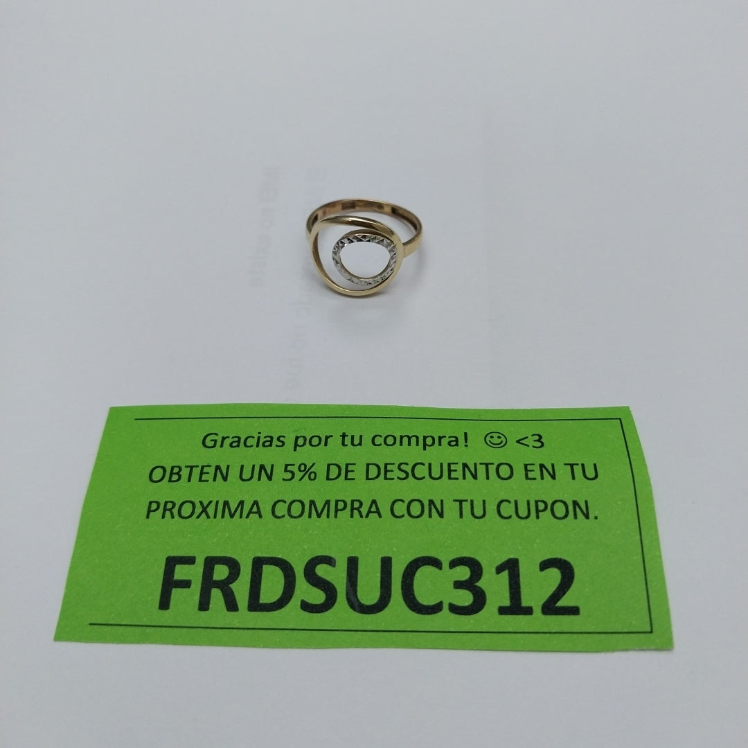 ANILLO ORO 10 K 1,40 GRMS (SEMINUEVO)