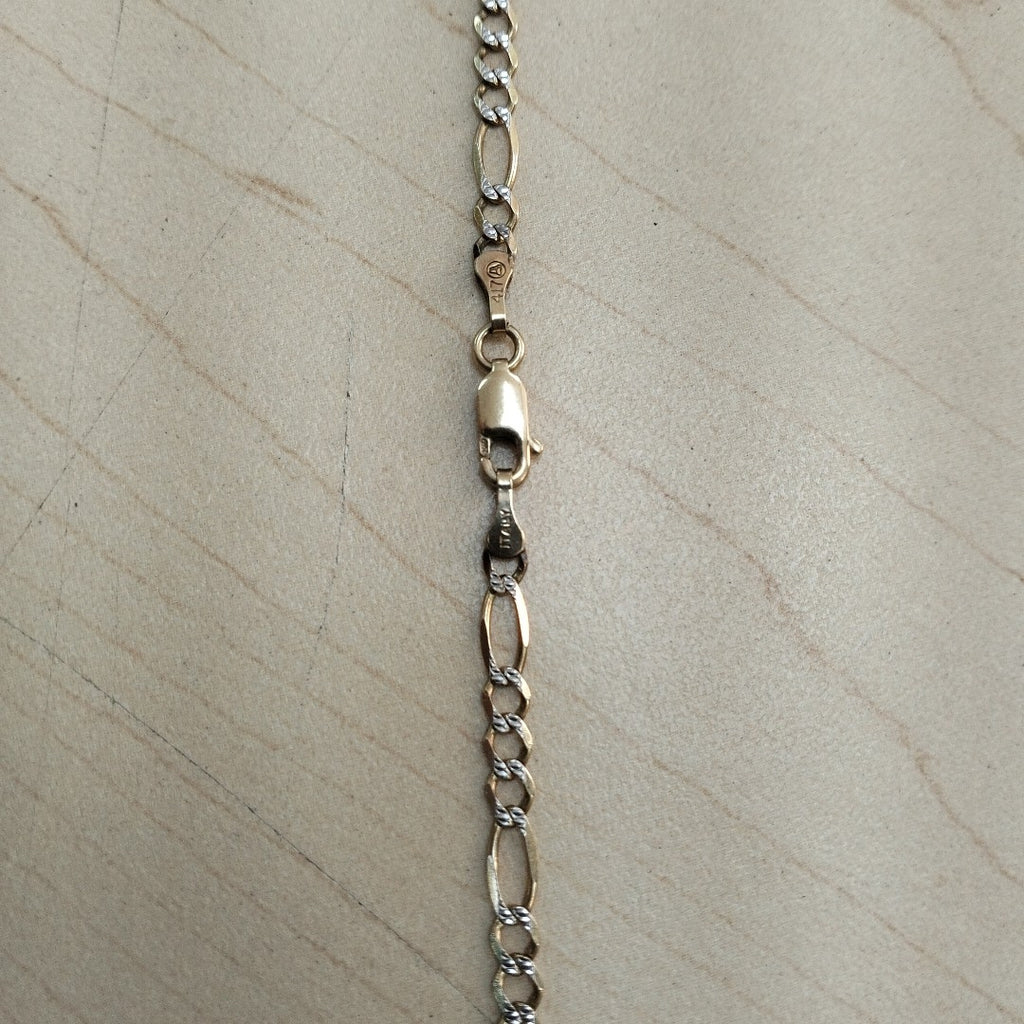 CADENA ORO, RODIADO 10 K 7.6 GRMS (SEMINUEVO)