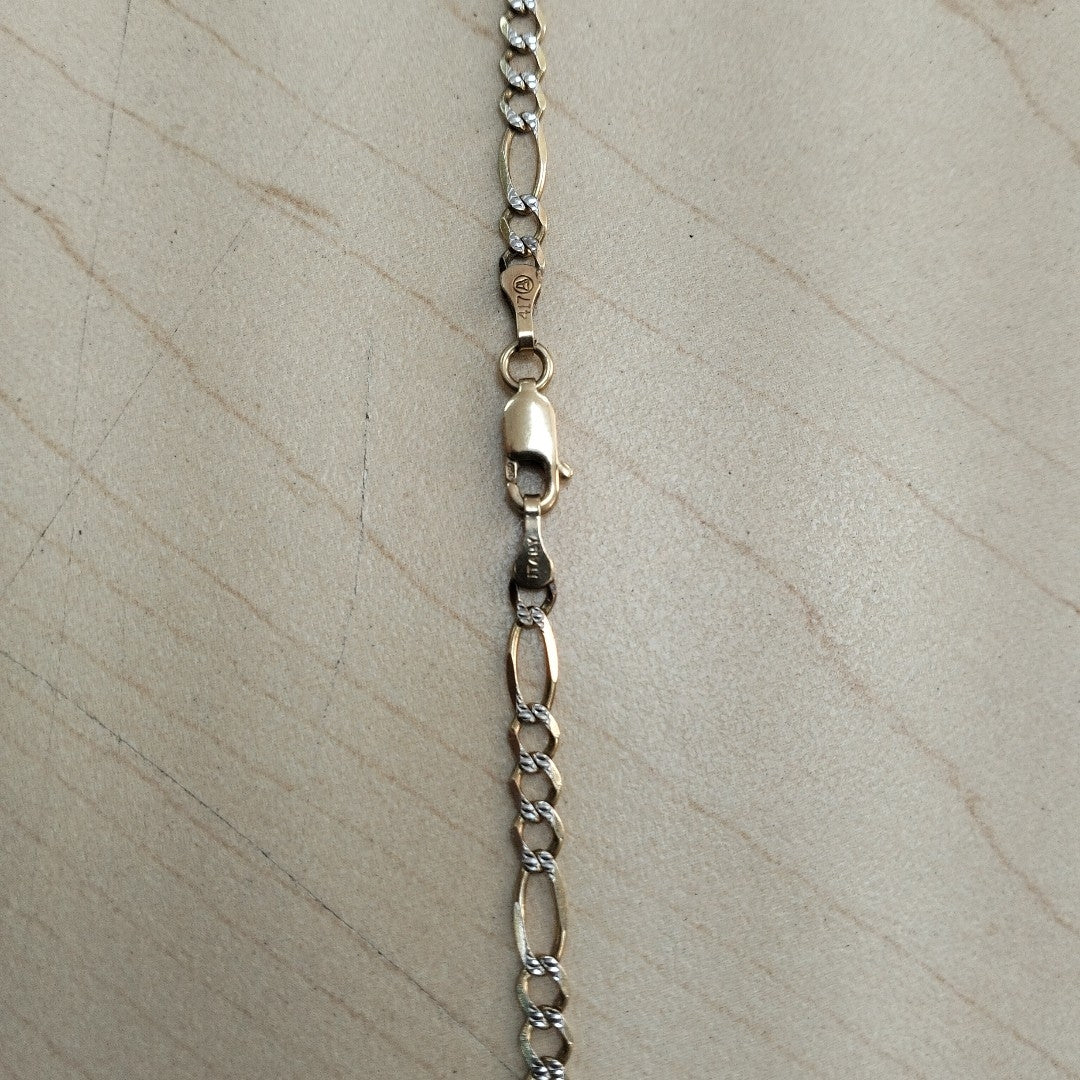 CADENA ORO, RODIADO 10 K 7.6 GRMS (SEMINUEVO)