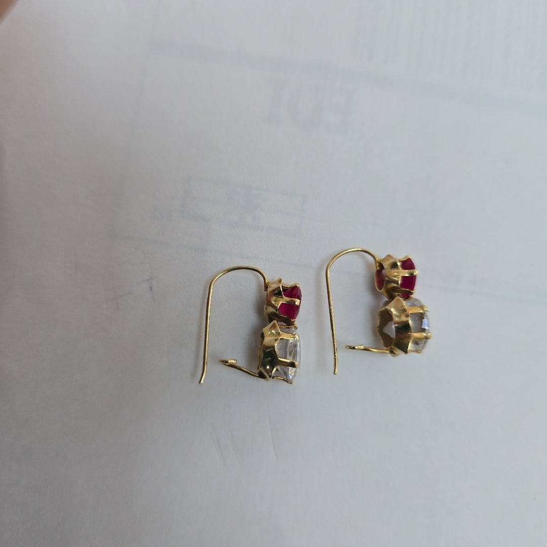 ARETES PAR ORO 10 K 2.7 GRMS (SEMINUEVO)