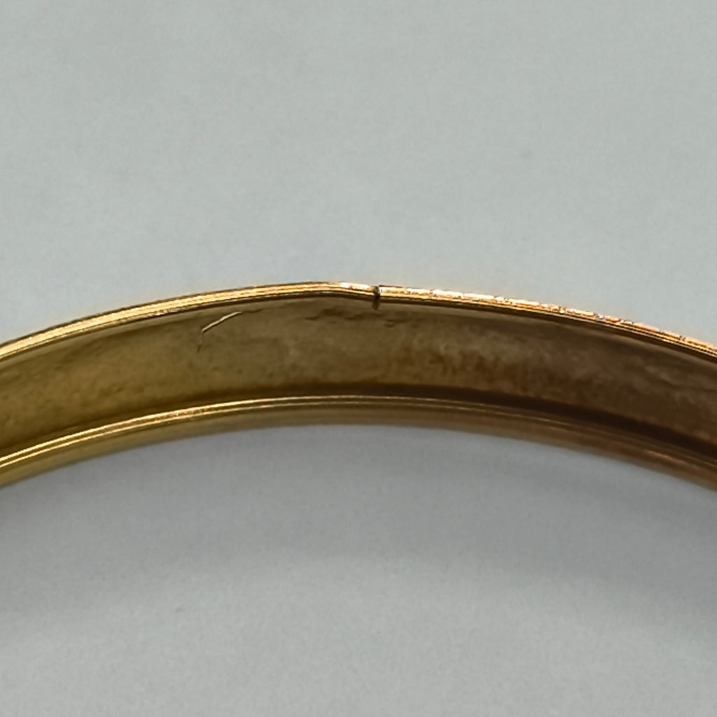 PULSERA RIGIDA ORO 10 K 6.3 GRMS (SEMINUEVO)
