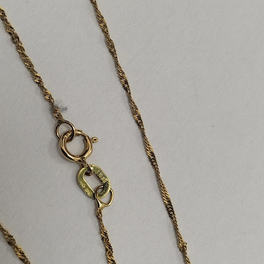 CADENA ORO 14 K 1.4 GRMS (SEMINUEVO)