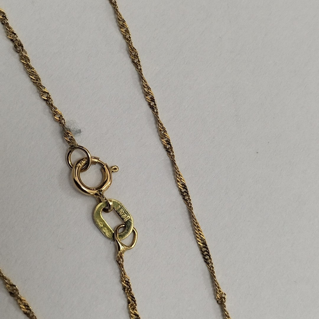 CADENA ORO 14 K 1.4 GRMS (SEMINUEVO)