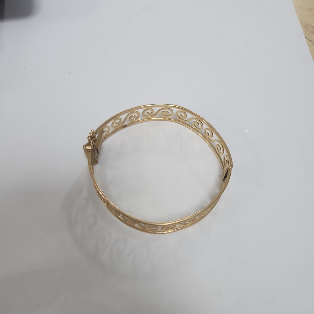 PULSERA RIGIDA ORO 14 K 17.3 GRMS (SEMINUEVO)