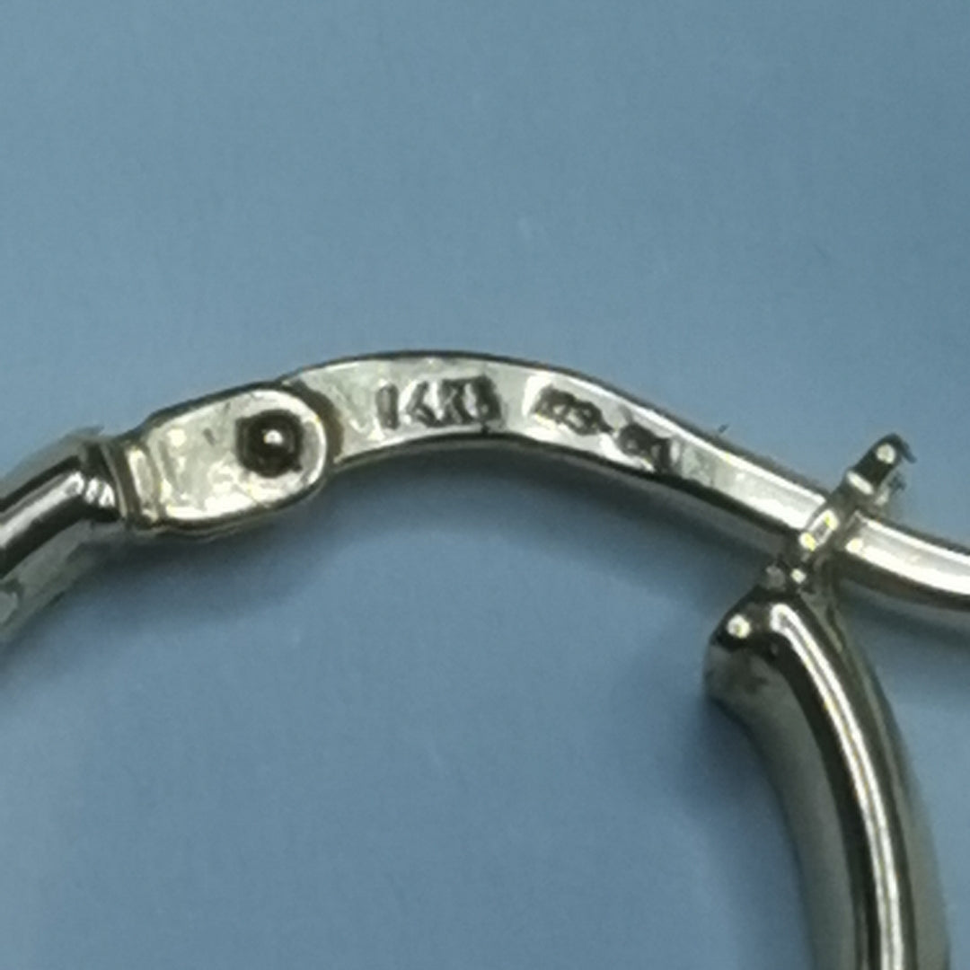 ARRACADAS PAR ORO 14 K 1.5 GRMS (SEMINUEVO)