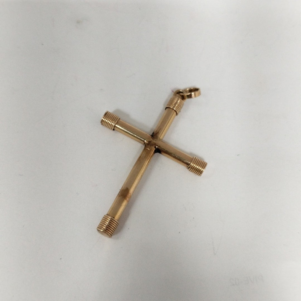 CRUZ, DIJE ORO 14 K 3.3 GRMS (SEMINUEVO)