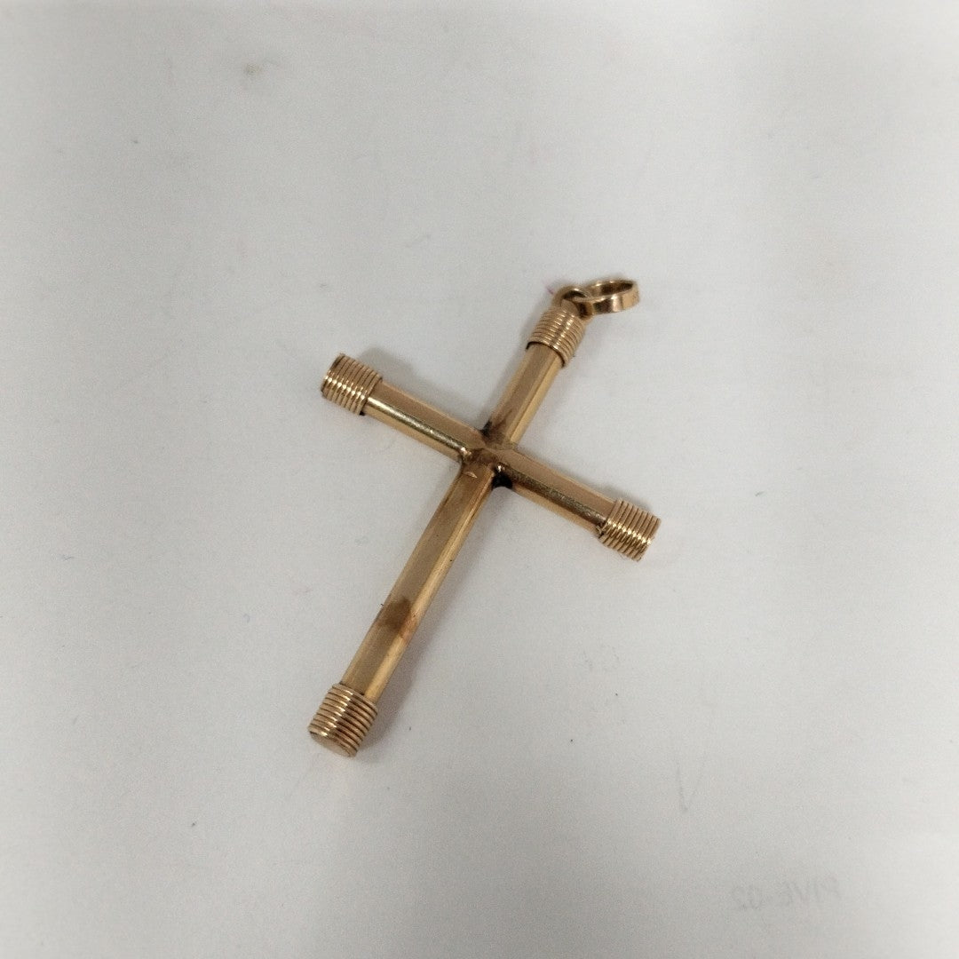CRUZ, DIJE ORO 14 K 3.3 GRMS (SEMINUEVO)