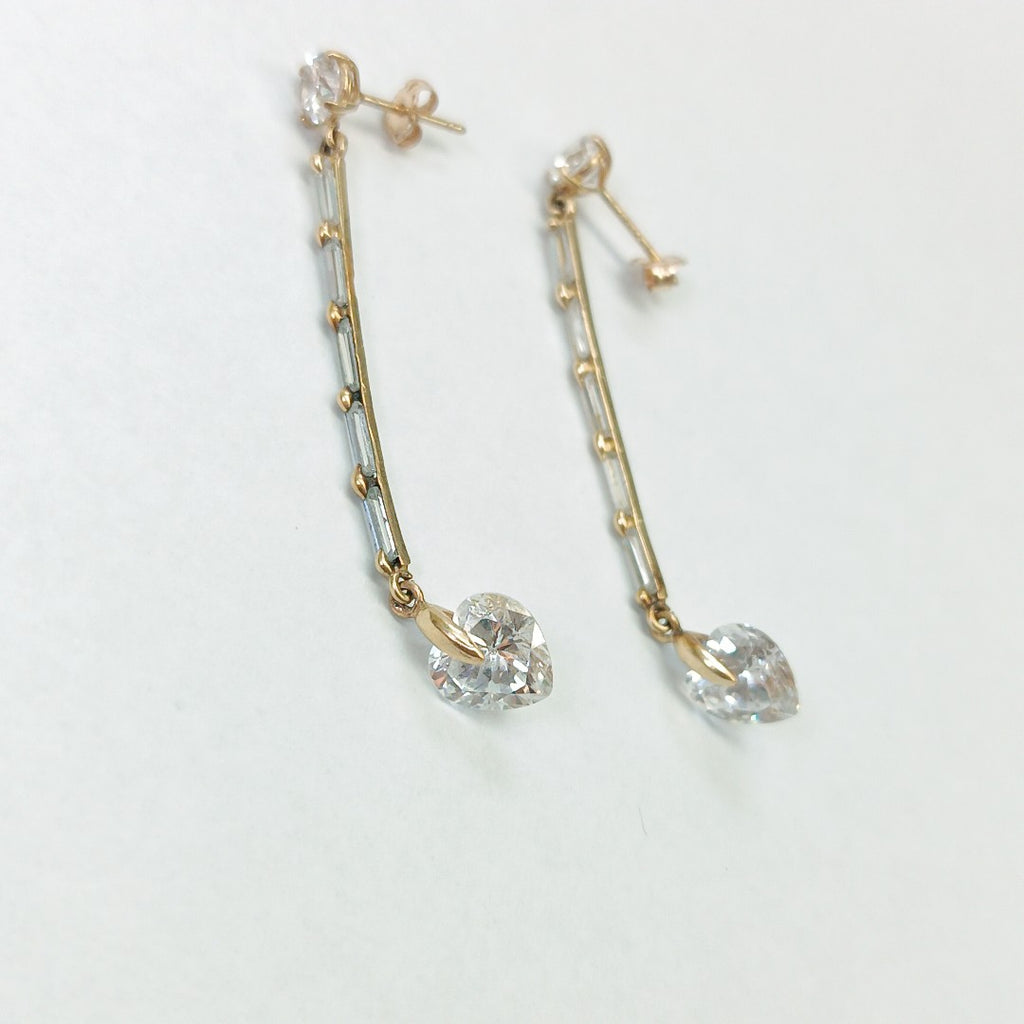 ARETES PAR ORO 14 K 3,90 GRMS (SEMINUEVO)