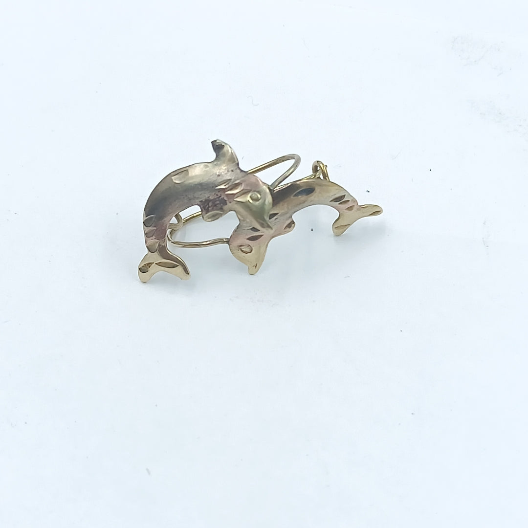 ARETES PAR ORO 8 K 1.1 GRMS (SEMINUEVO)