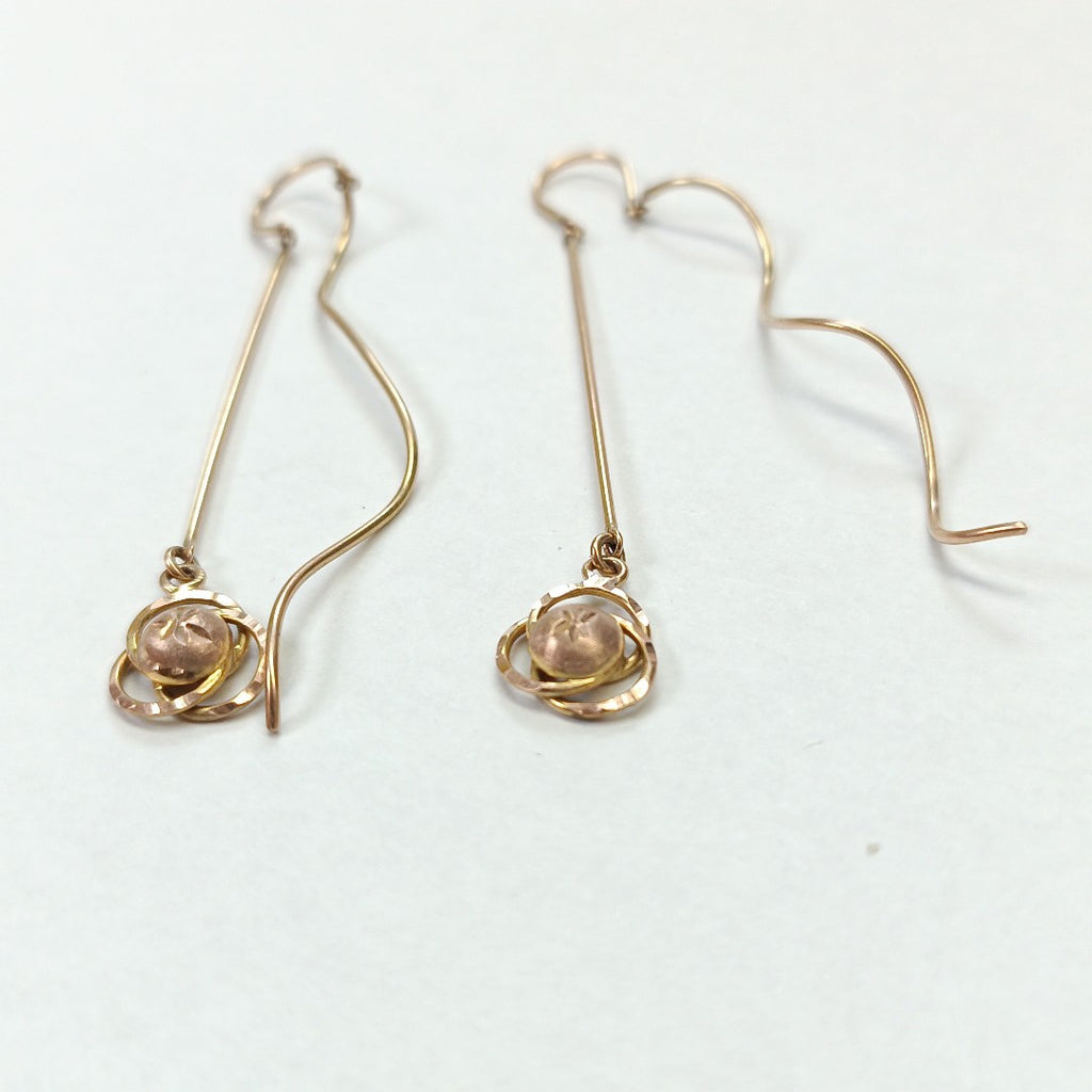 VIOLADORES PAR ORO 14 K 2,80 GRMS (SEMINUEVO)