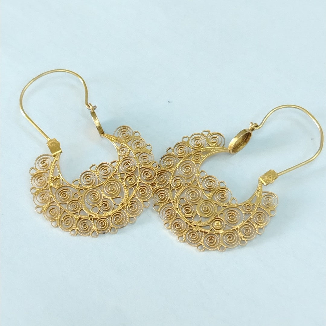 ARETES PAR ORO 10 K 4.1 GRMS (SEMINUEVO)