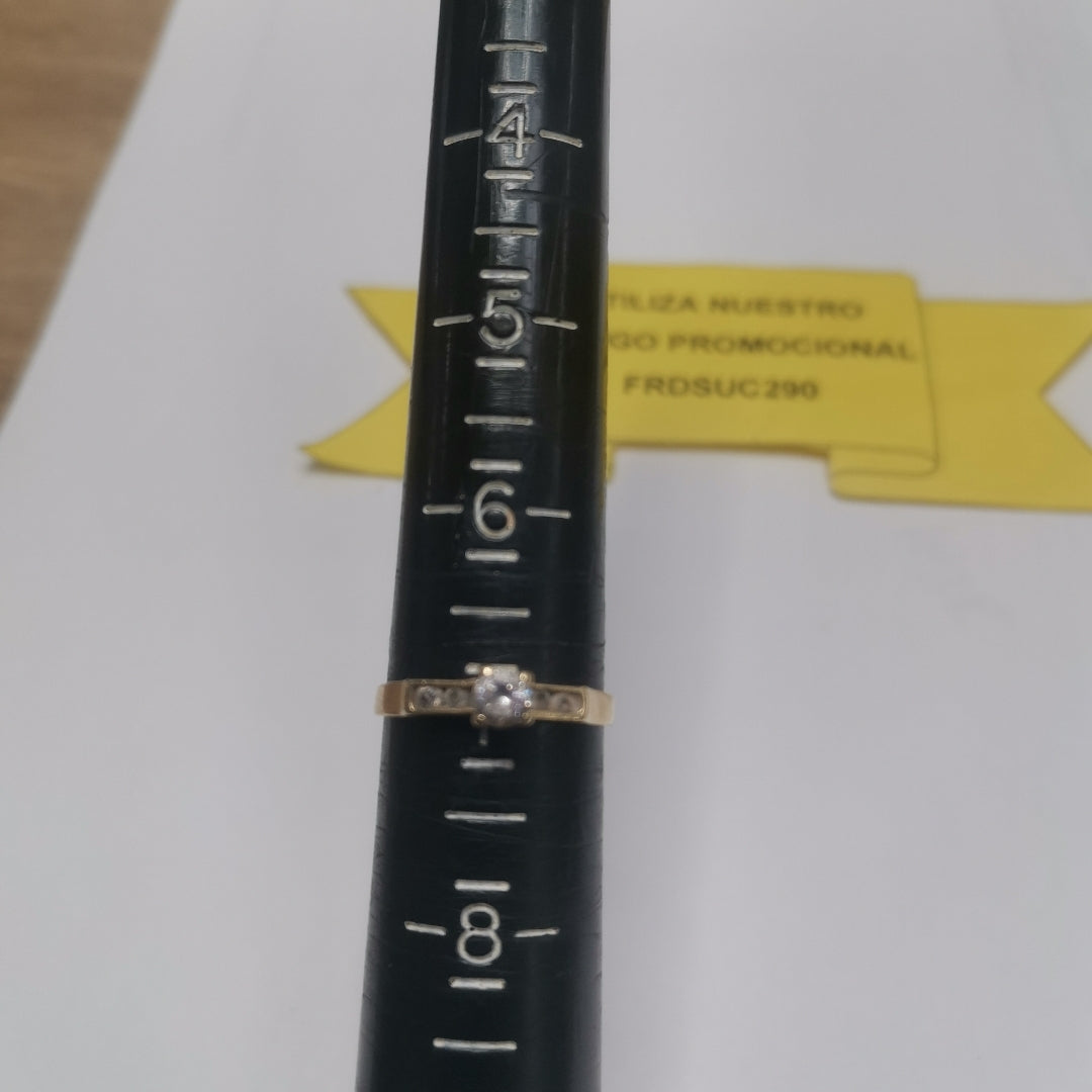 SOLITARIO ORO 10 K 1.7 GRMS (SEMINUEVO)