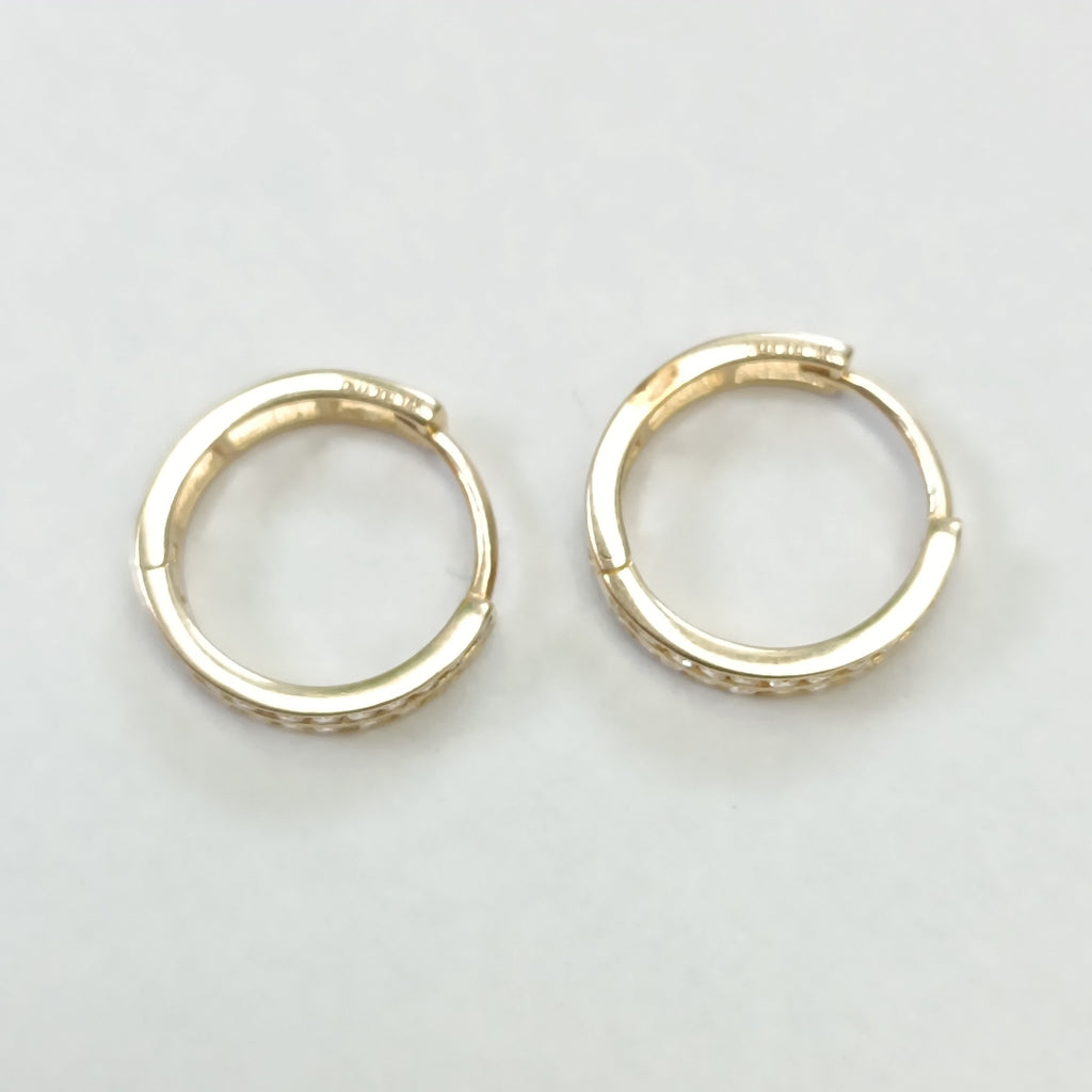 ARRACADAS PAR ORO 14 K 1.7 GRMS (SEMINUEVO)