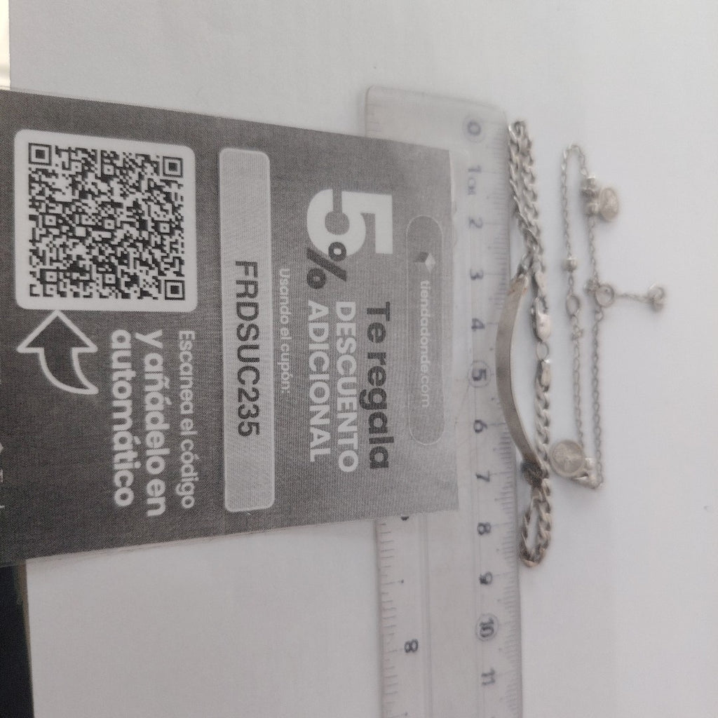 ESCLAVA,PULSERA PLATA 7,00 GRMS (SEMINUEVO)