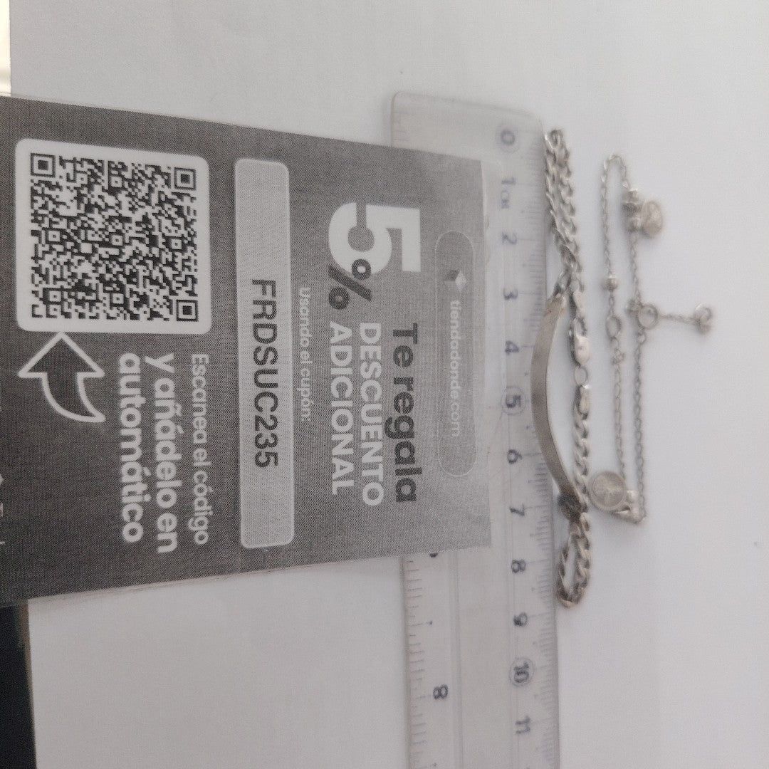 ESCLAVA,PULSERA PLATA 7,00 GRMS (SEMINUEVO)