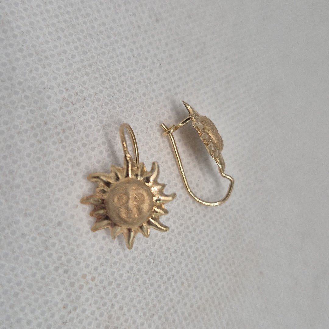 ARETES PAR ORO 10 K 1,00 GRMS (SEMINUEVO)
