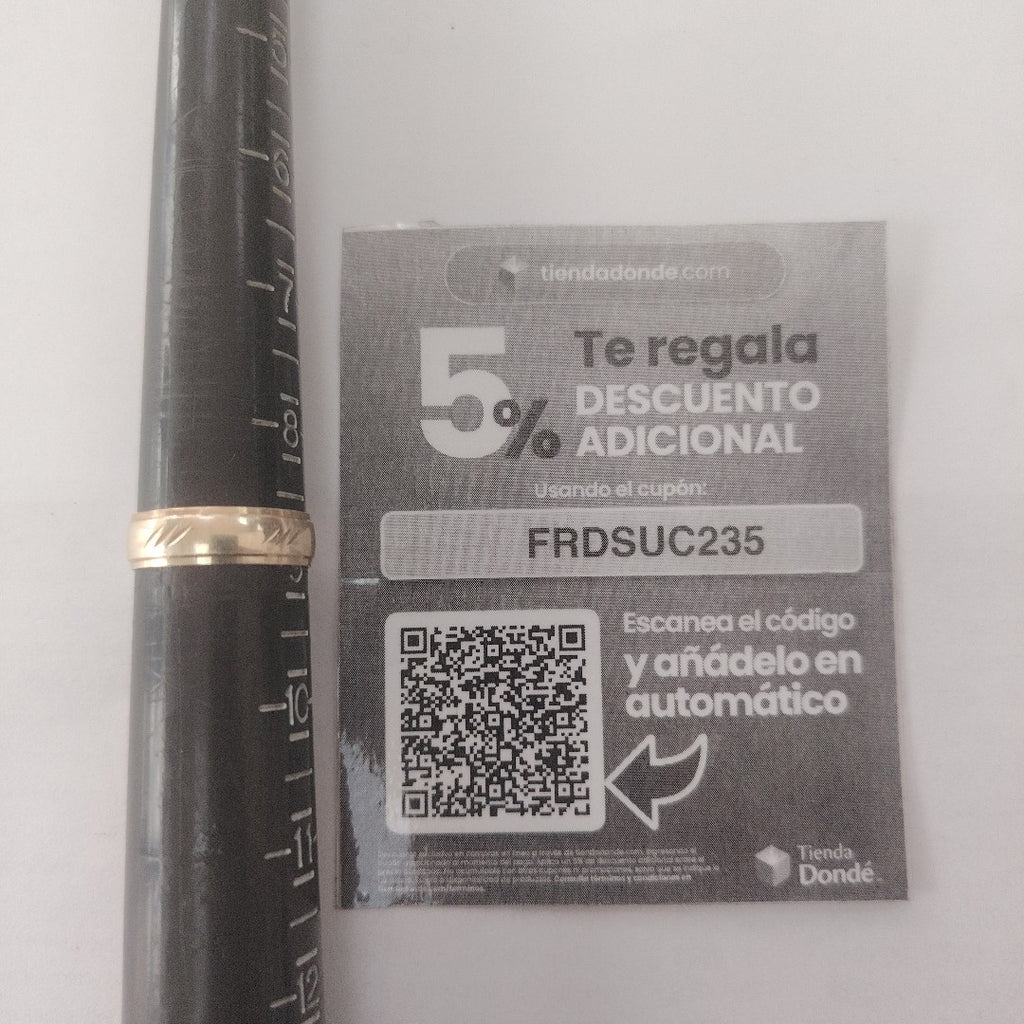 ARGOLLA ORO 10 K 1.7 GRMS (SEMINUEVO)