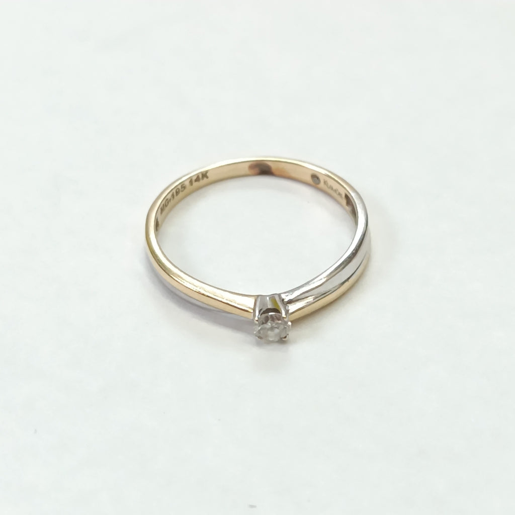 SOLITARIO ORO 14 K 1,40 GRMS (SEMINUEVO)