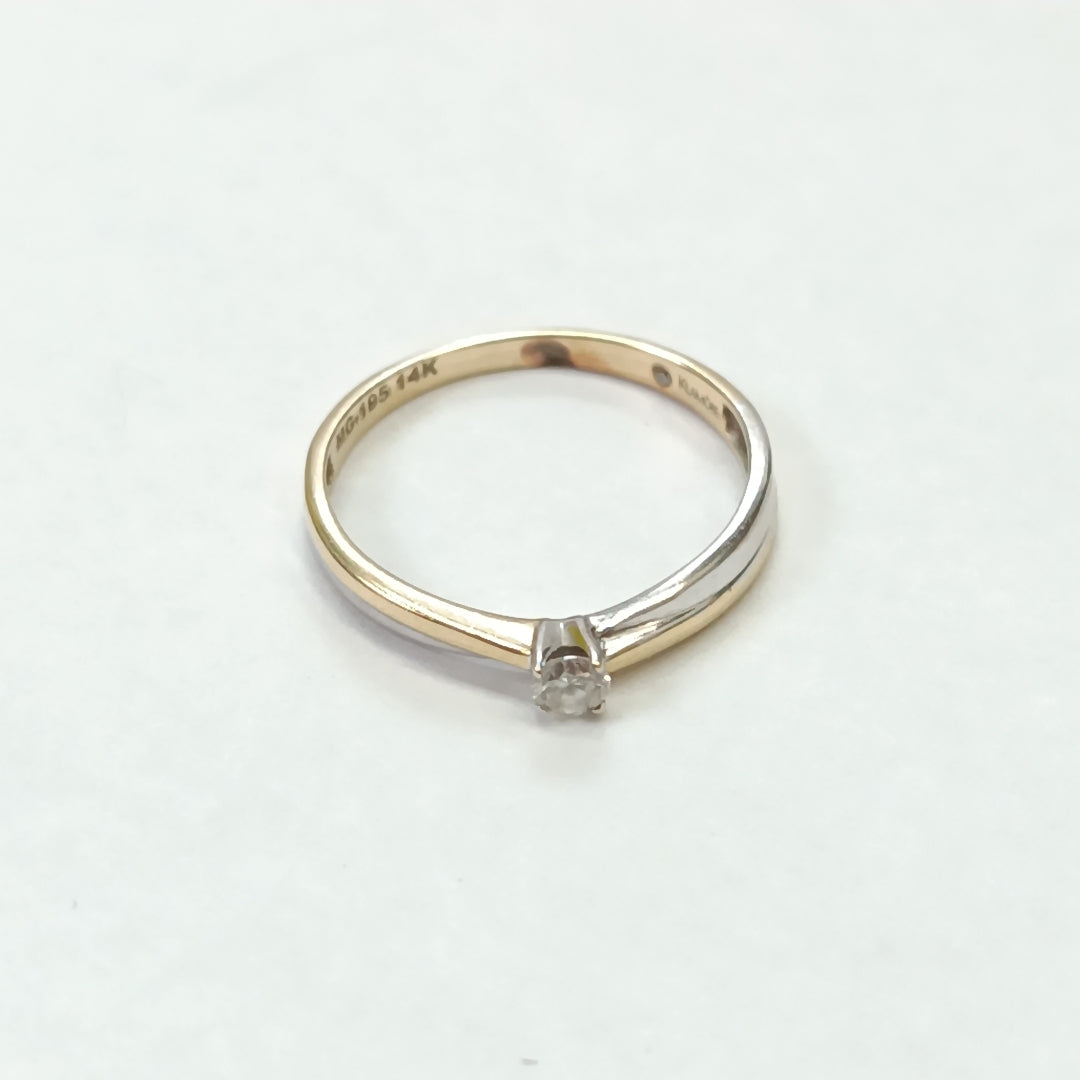 SOLITARIO ORO 14 K 1,40 GRMS (SEMINUEVO)
