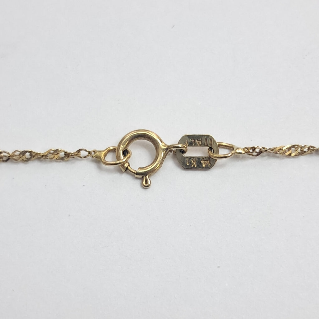 CADENA ORO 14 K 1,10 GRMS (SEMINUEVO)
