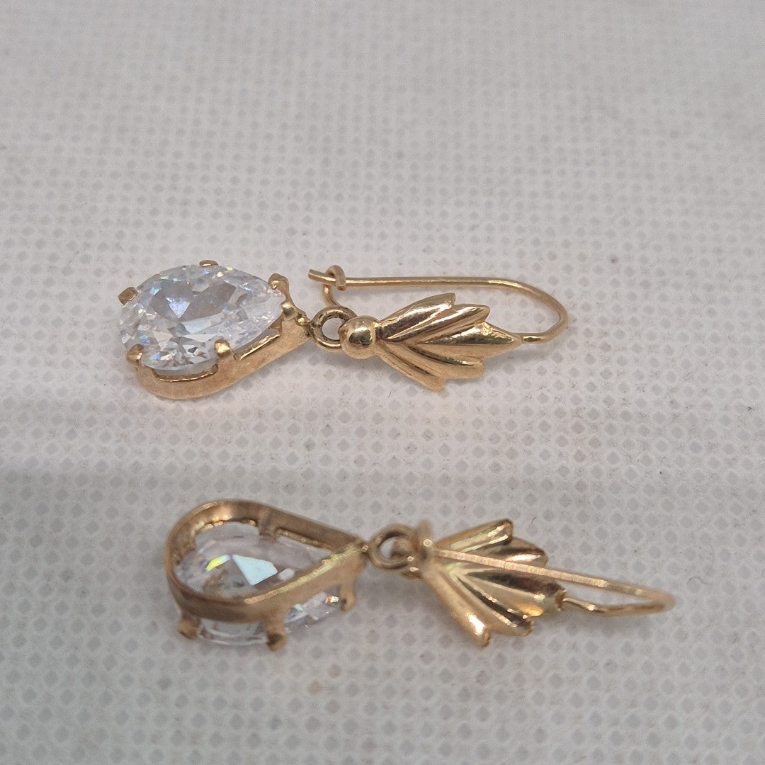 ARETES PAR ORO 14 K 2,50 GRMS (SEMINUEVO)