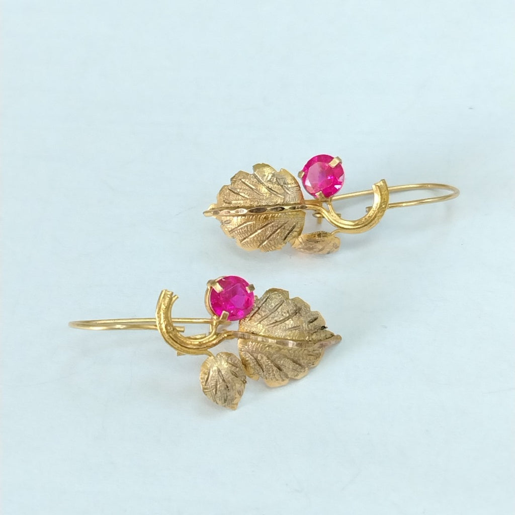 ARETES PAR ORO 8 K 1.8 GRMS (SEMINUEVO)