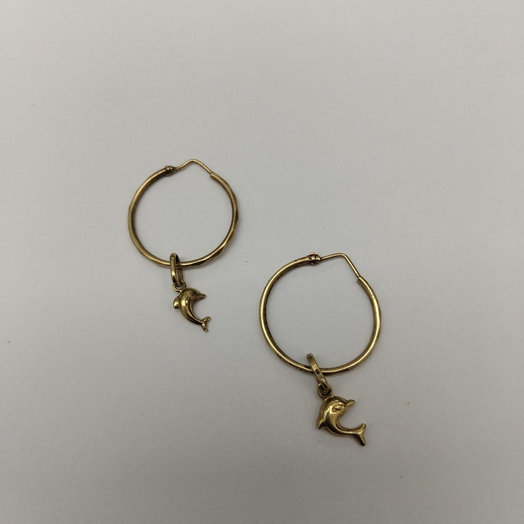 ARRACADAS PAR ORO 14 K 2.2 GRMS (SEMINUEVO)