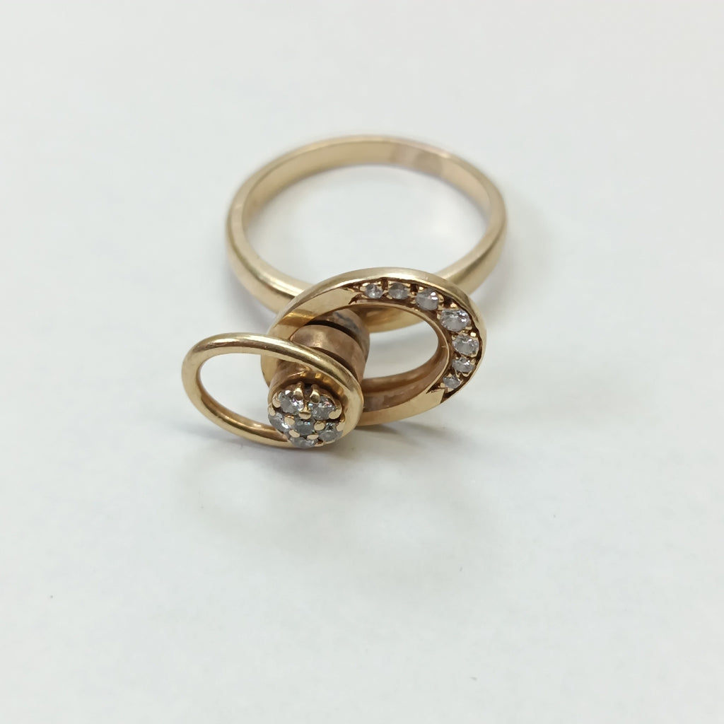 ANILLO ORO 14 K 6 GRMS (SEMINUEVO)