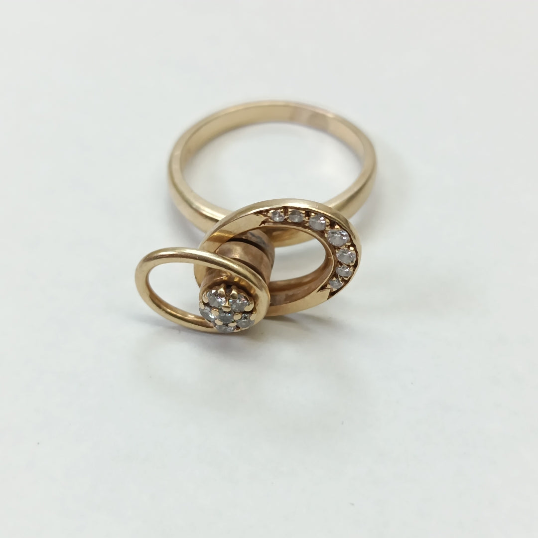 ANILLO ORO 14 K 6 GRMS (SEMINUEVO)