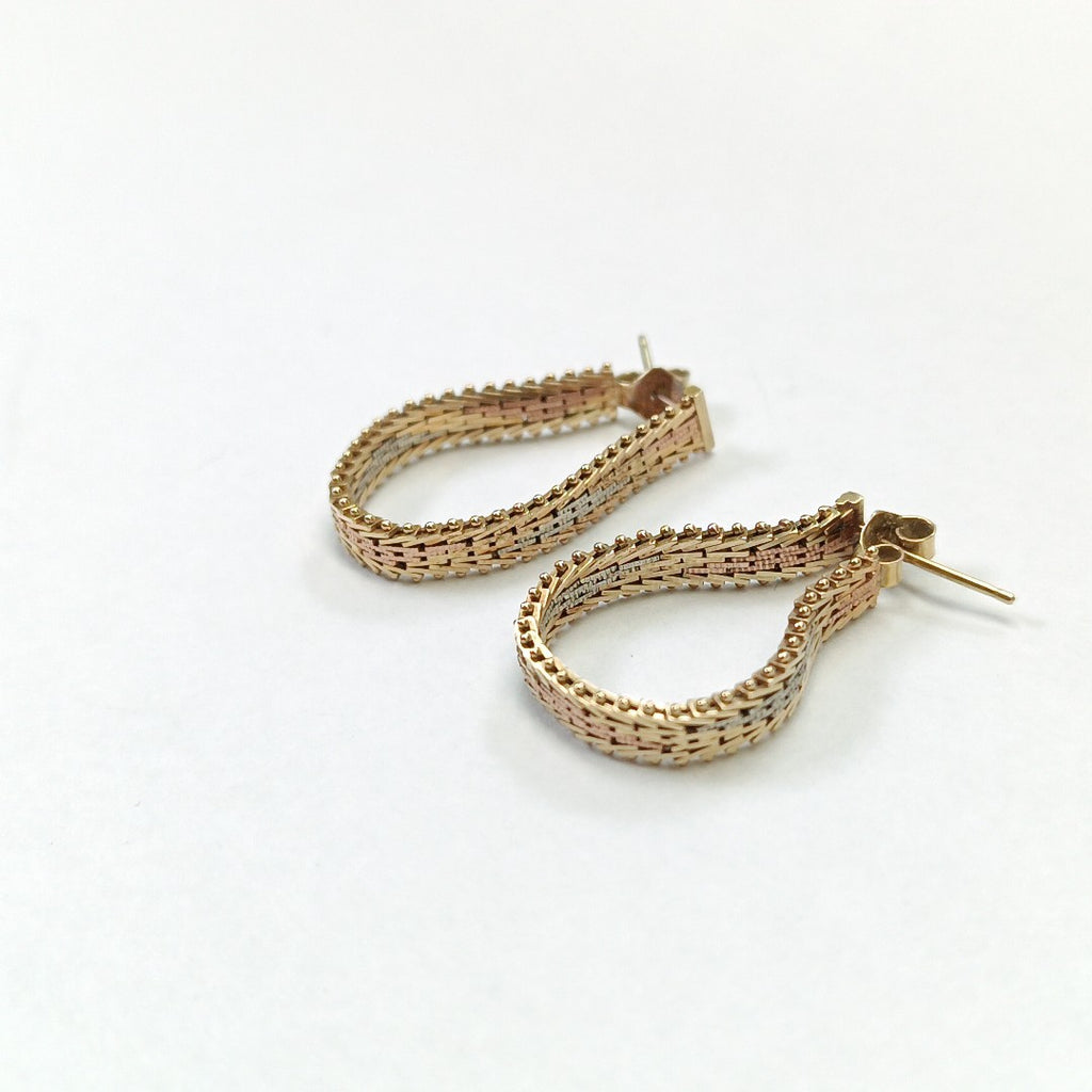 ARETES PAR ORO 14 K 7,20 GRMS (SEMINUEVO)
