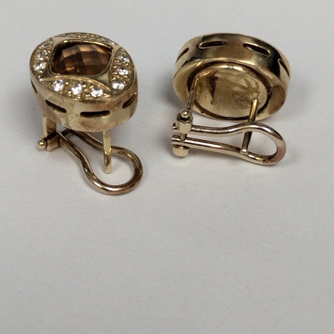 ARETES PAR ORO 14 K 9,10 GRMS (SEMINUEVO)