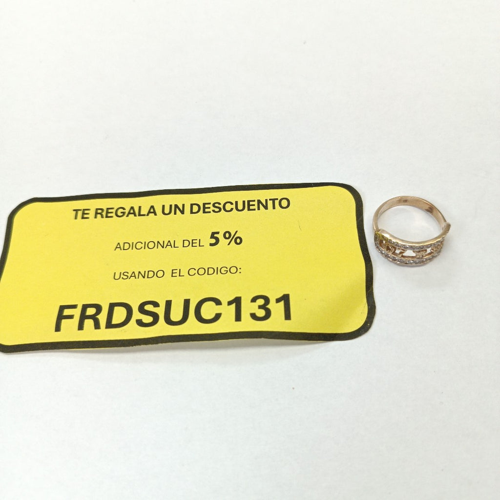 ARGOLLA DE LA SUERTE ORO 14 K 3.5 GRMS (SEMINUEVO)