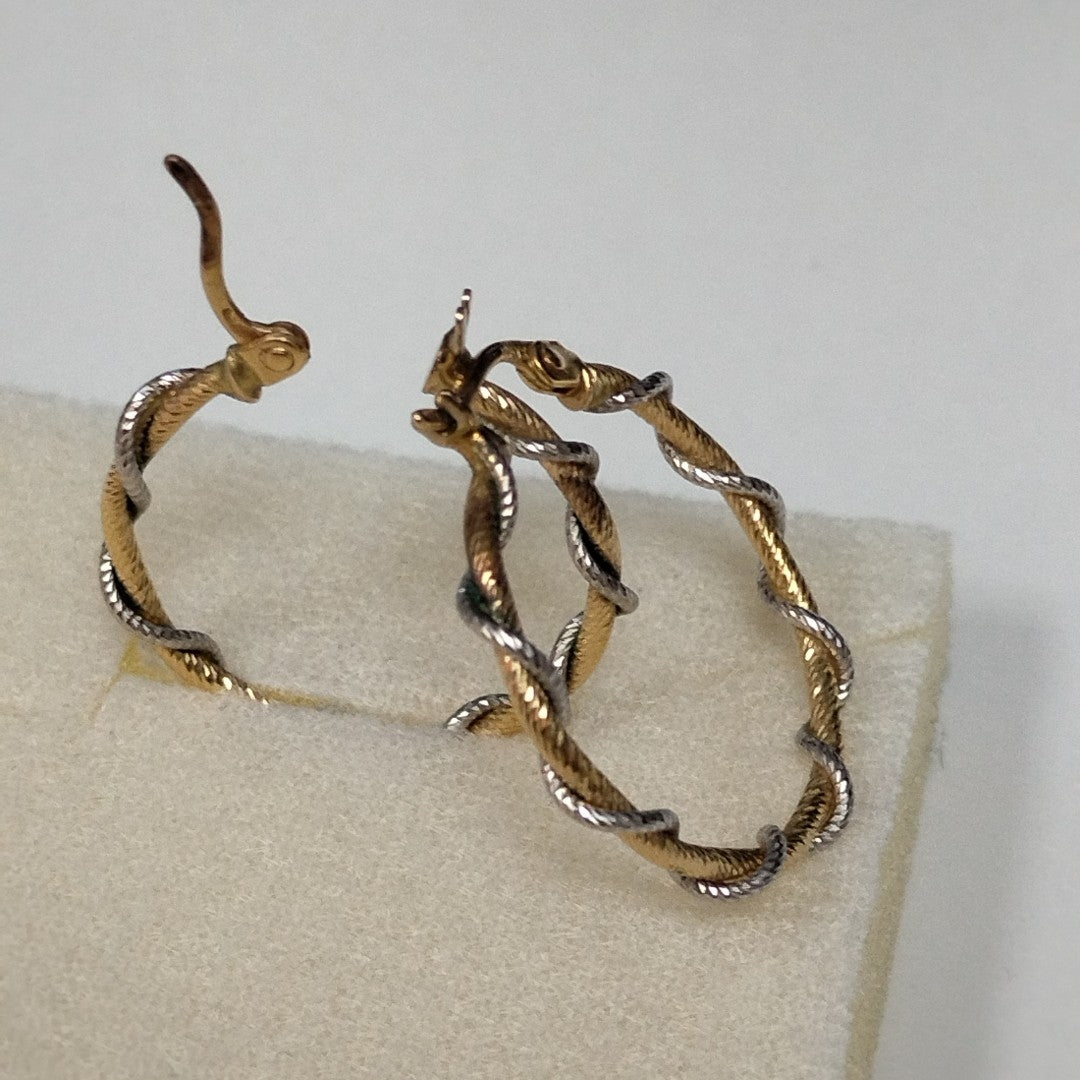 ARRACADAS PAR ORO 14 K 3,00 GRMS (SEMINUEVO)