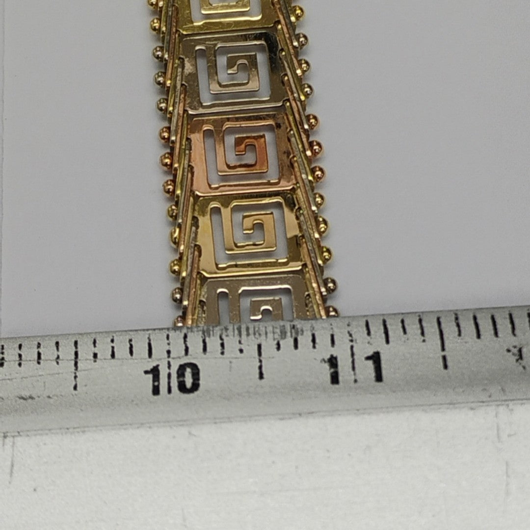 PULSERA ORO COMBINADO 14 K 10.9 GRMS (SEMINUEVO)