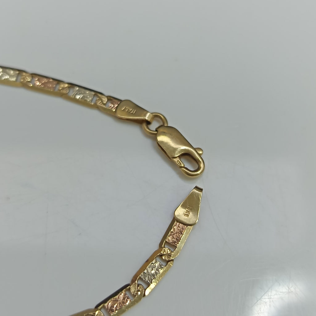 ESCLAVA ORO, RODIADO 14 K 7.3 GRMS (SEMINUEVO)