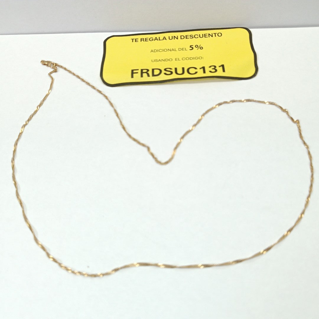 CADENA ORO 14 K 3,20 GRMS (SEMINUEVO)