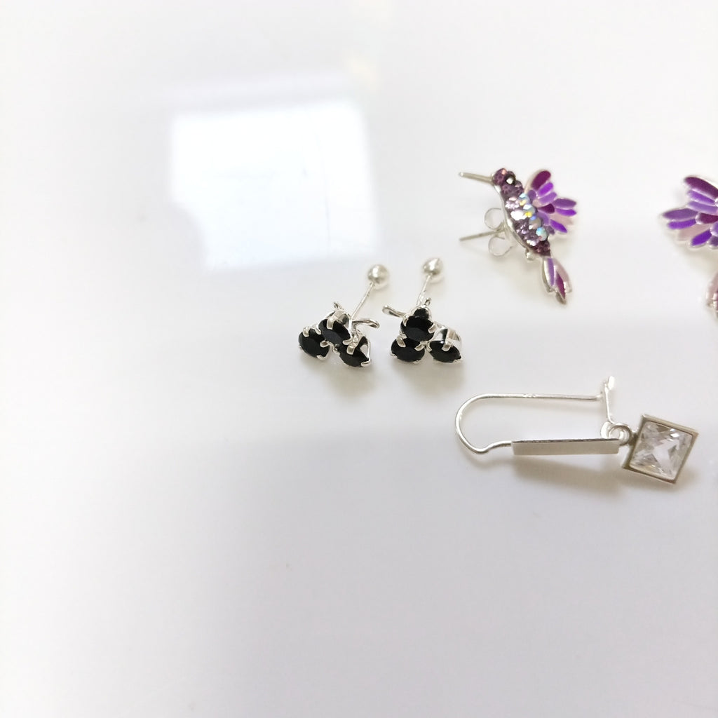 ARETES PAR, BROQUELES PAR PLATA 4.1 GRMS (SEMINUEVO)
