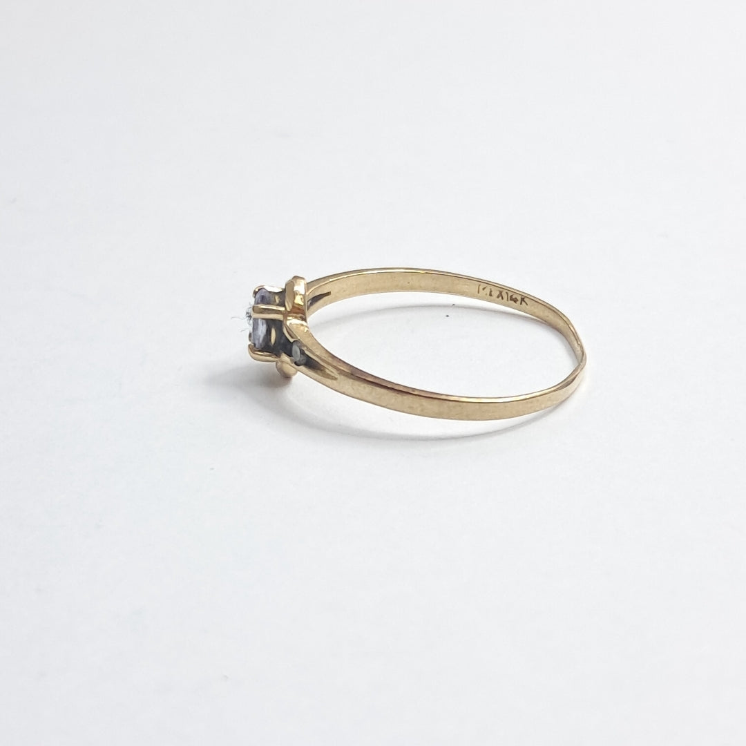 SOLITARIO ORO 14 K 1.1 GRMS (SEMINUEVO)