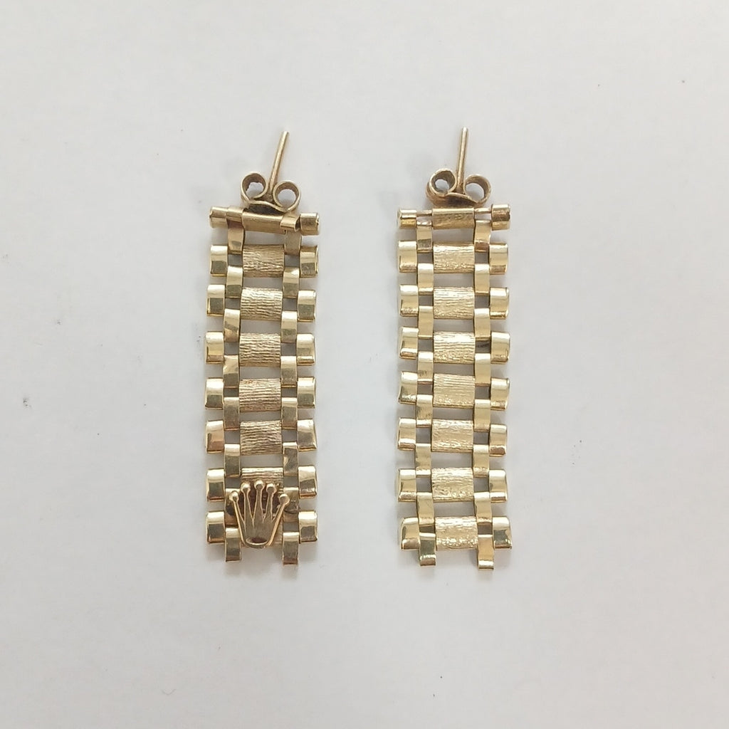 BROQUELES PAR ORO 14 K 4.7 GRMS (SEMINUEVO)