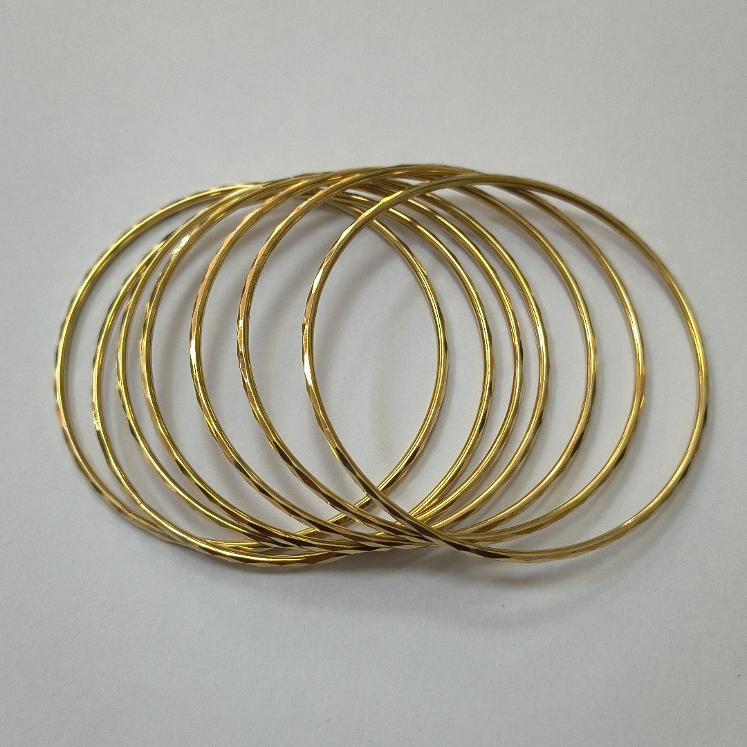SEMANARIO DE PULSERAS ORO 14 K 27.9 GRMS (SEMINUEVO)