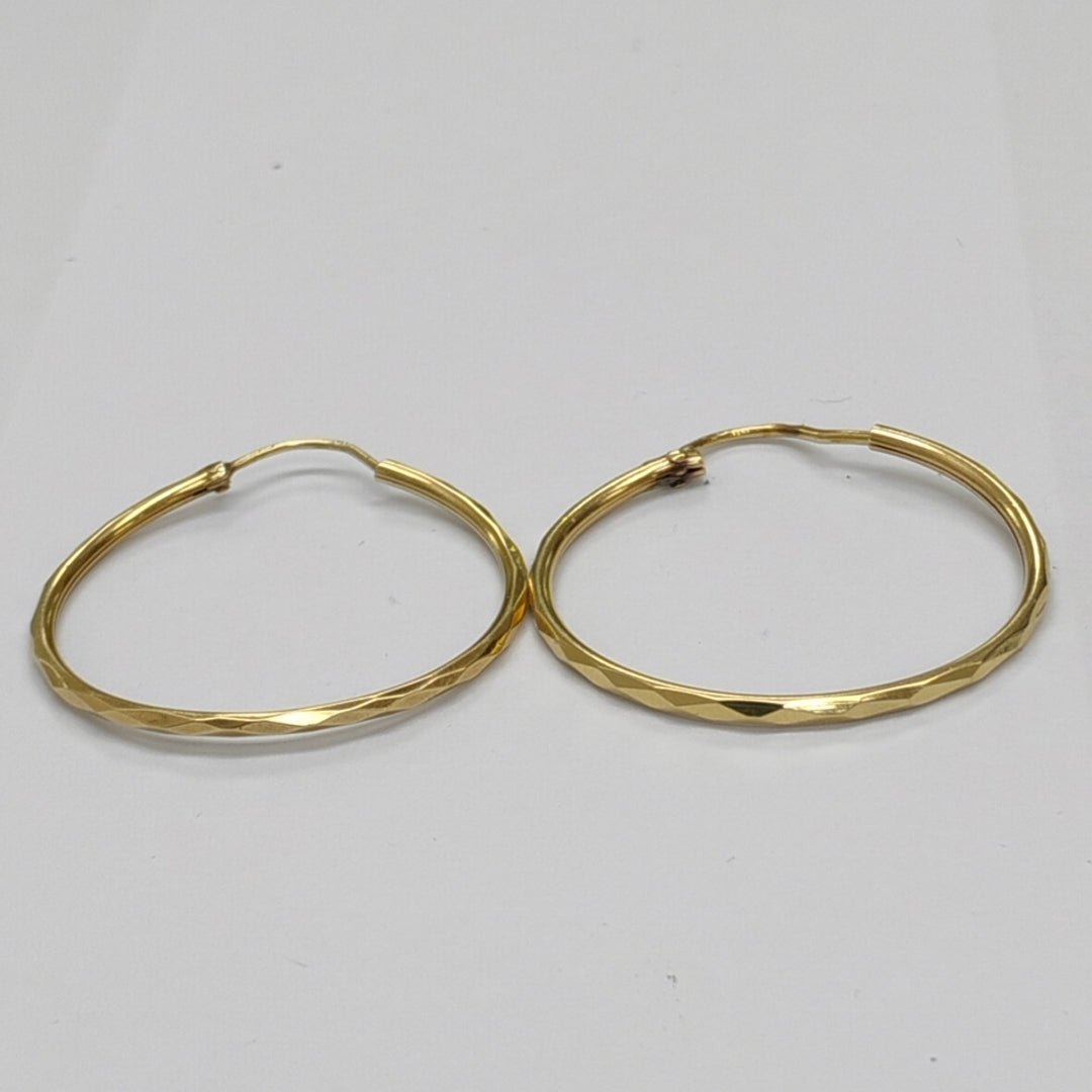 ARRACADAS PAR ORO 14 K 2.1 GRMS (SEMINUEVO)