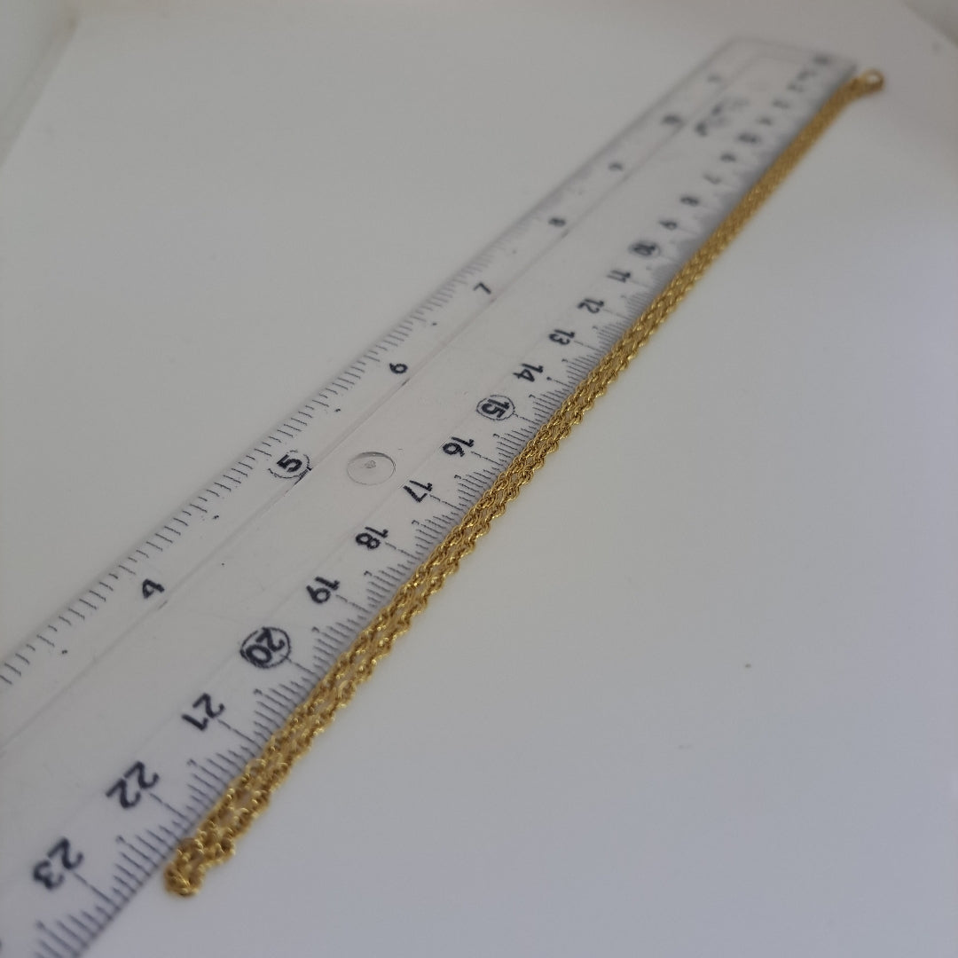 CADENA ORO 10 K 3.5 GRMS (SEMINUEVO)
