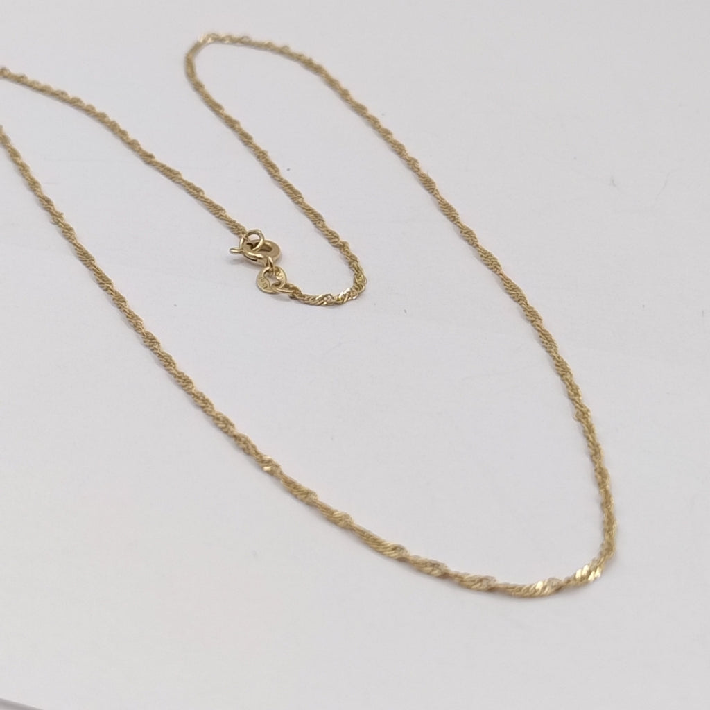 CADENA ORO 14 K 2,00 GRMS (SEMINUEVO)